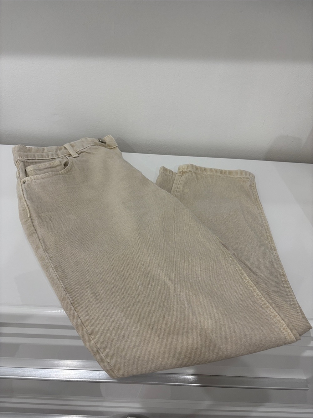 Women’s Beige Striaght Pants